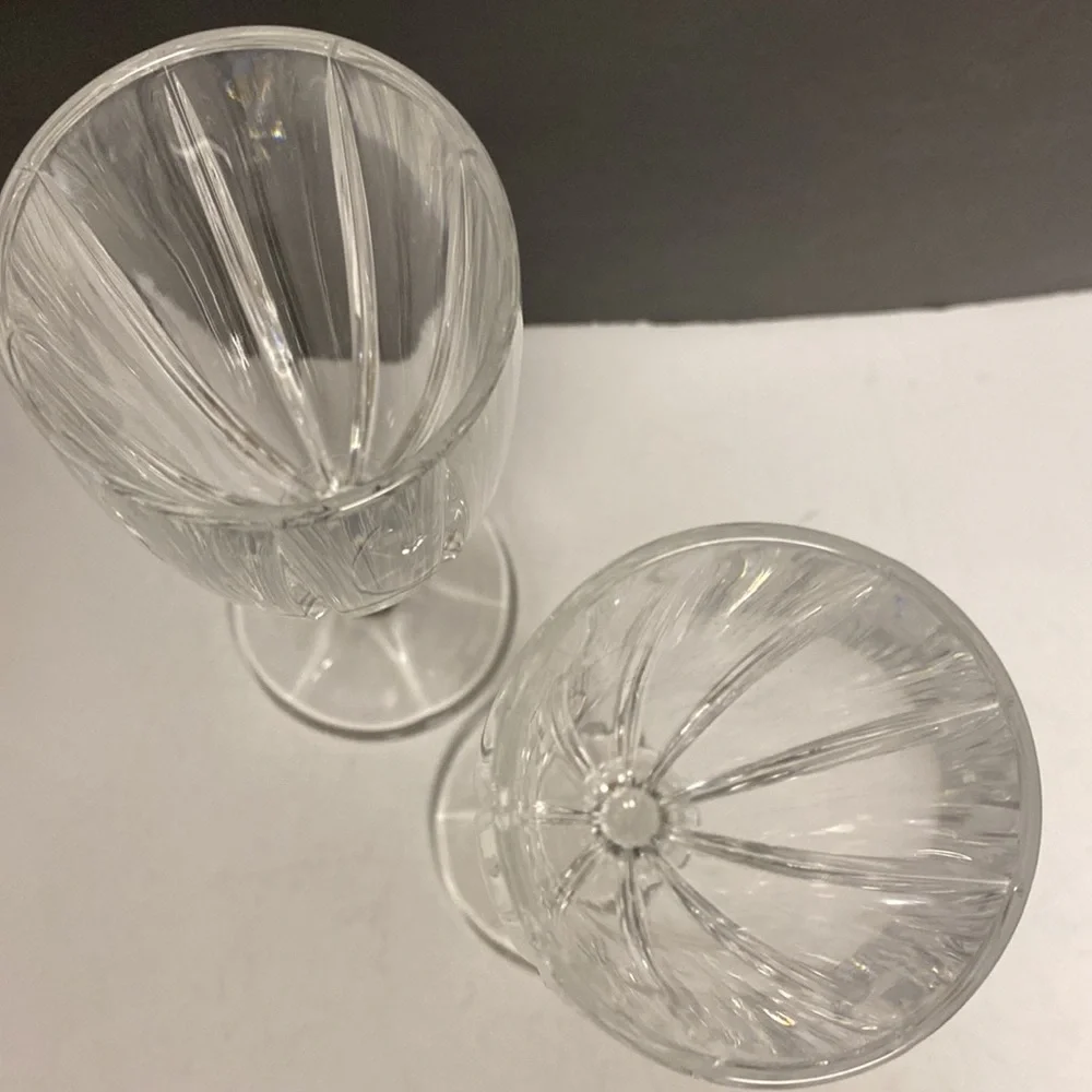 Marquis Waterford Omega Flute Set Of 2 Champagne Crystal Glasses - Picture 8 of 13